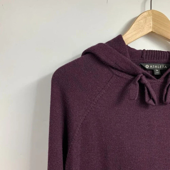 Athleta Women's Verona Auberge 352965-02‎ Merino Wool Blend Hoodie Size XS - Picture 3 of 11